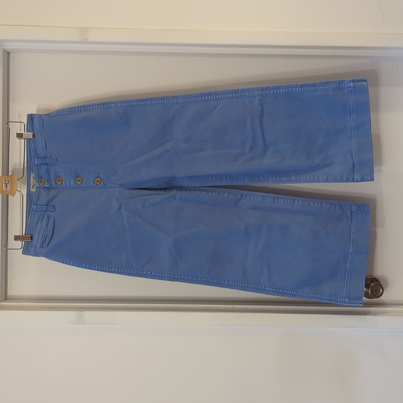 Madewell Pants - Madewell High Waisted Button Up Wide Leg Trouser 30T